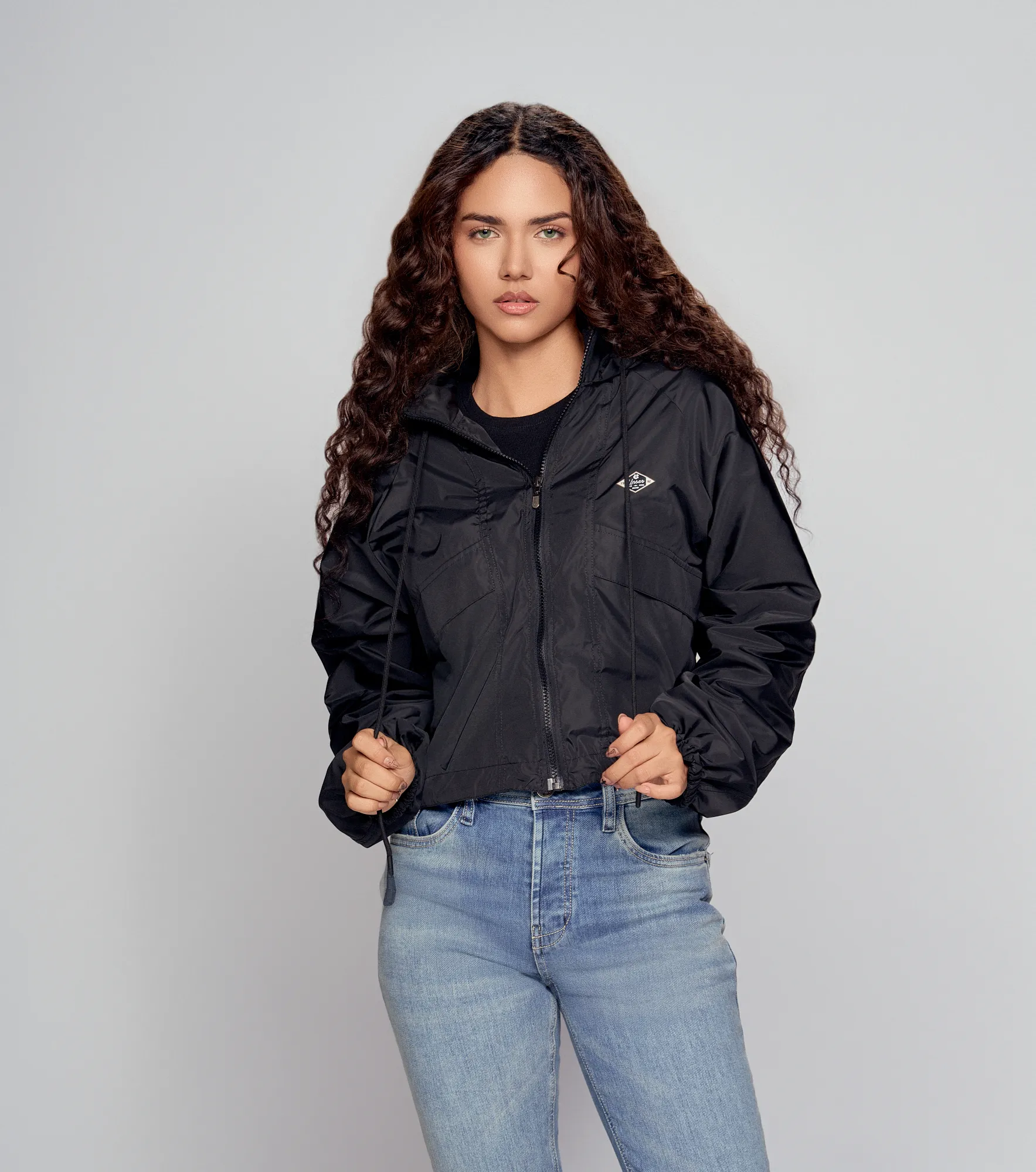 Evelyn Chaqueta Romprevientos Con Capota Y Bolsillos UnserNG