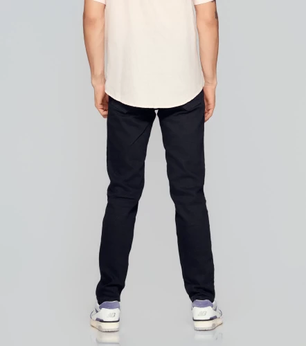 Iron Stiven Jean Unicolor Negro Con Cremallera UnserNG