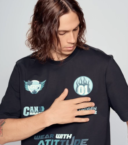 Klaus T Shirt Regular Masculina GroggyNG