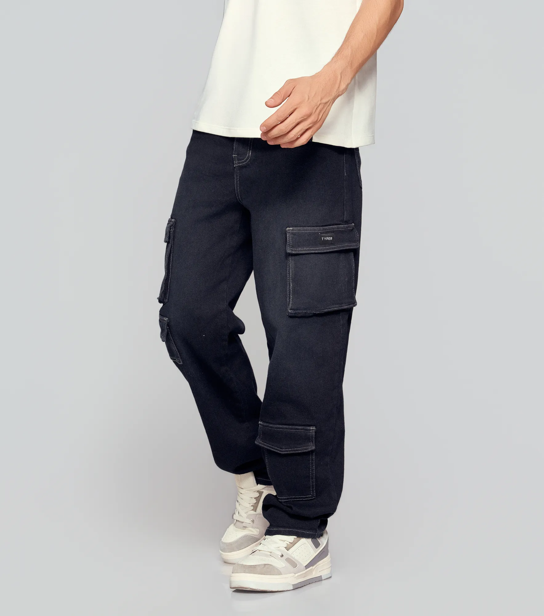 Esloty Jean Fit Slouchy Estampado TyperNG