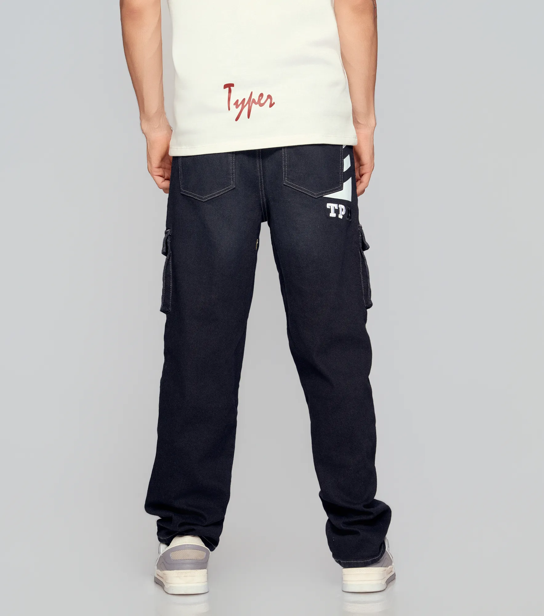 Esloty Jean Fit Slouchy Estampado TyperNG