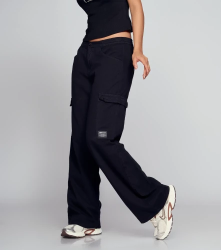 Solei Pantalon Cargo Wide Leg FemeninoNG