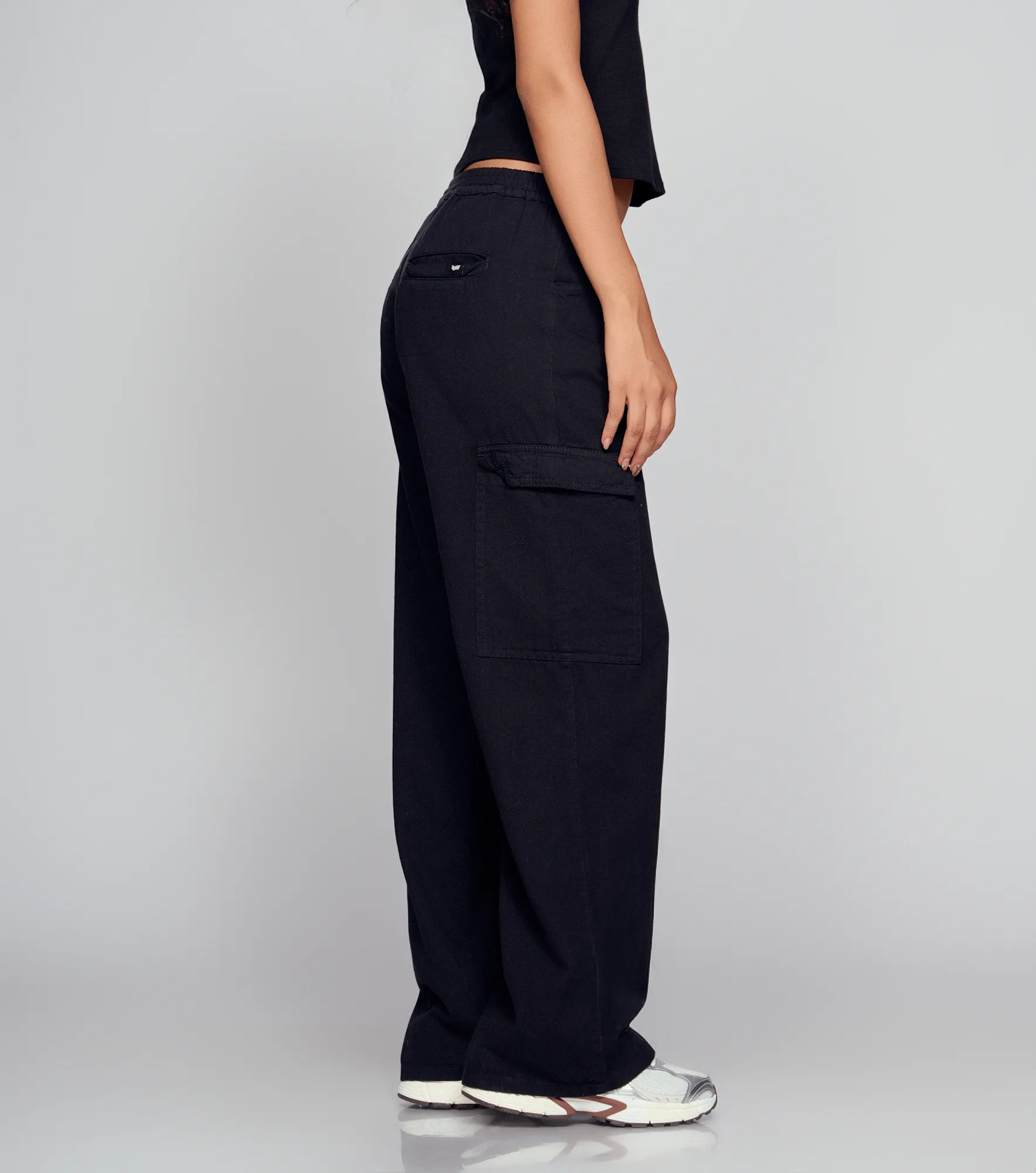 Solei Pantalon Cargo Wide Leg Femenino 834695 NG