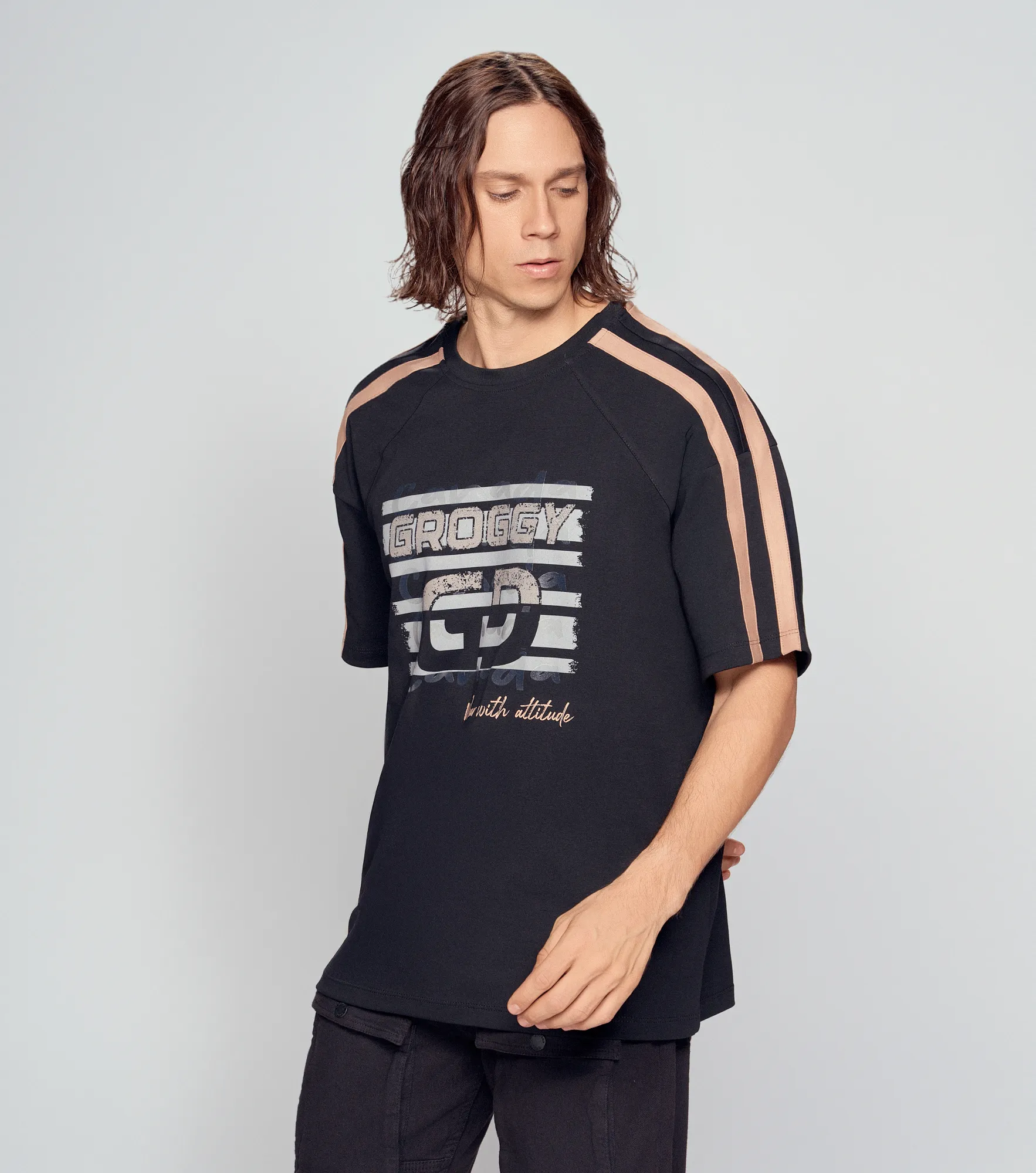 Sullivan T Shirt Regular Masculina Groggy 835218 NG