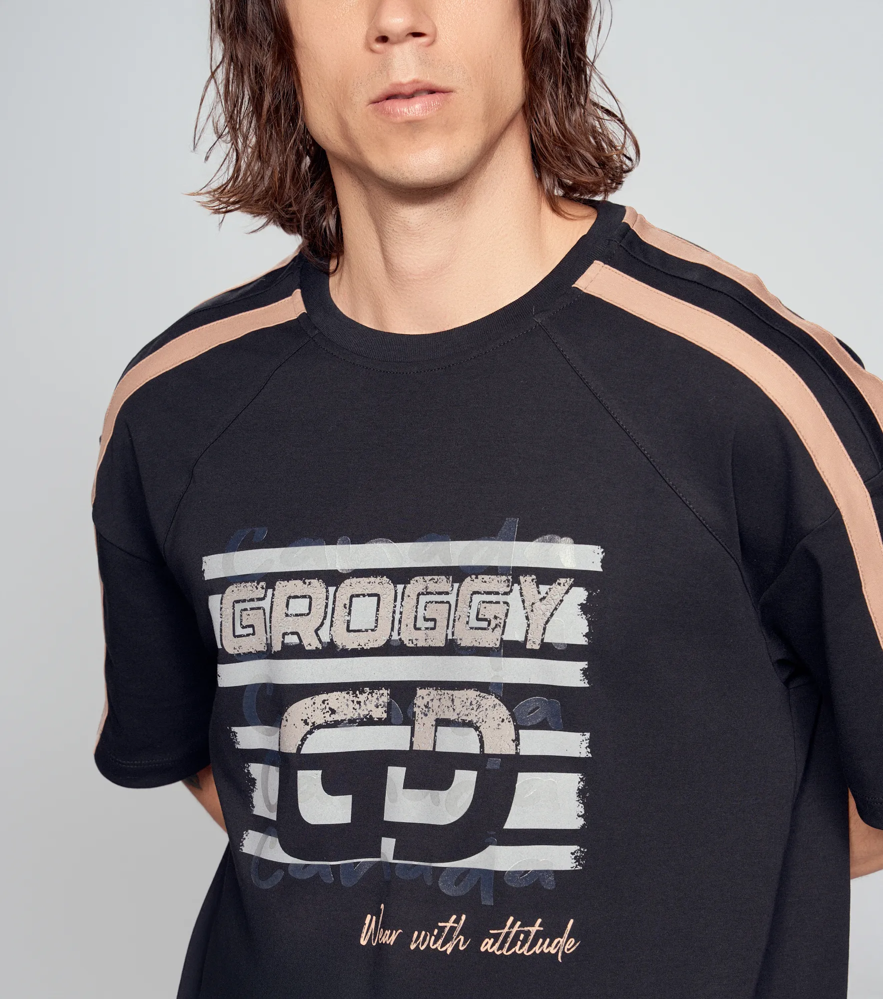 Sullivan T Shirt Regular Masculina Groggy 835218 NG