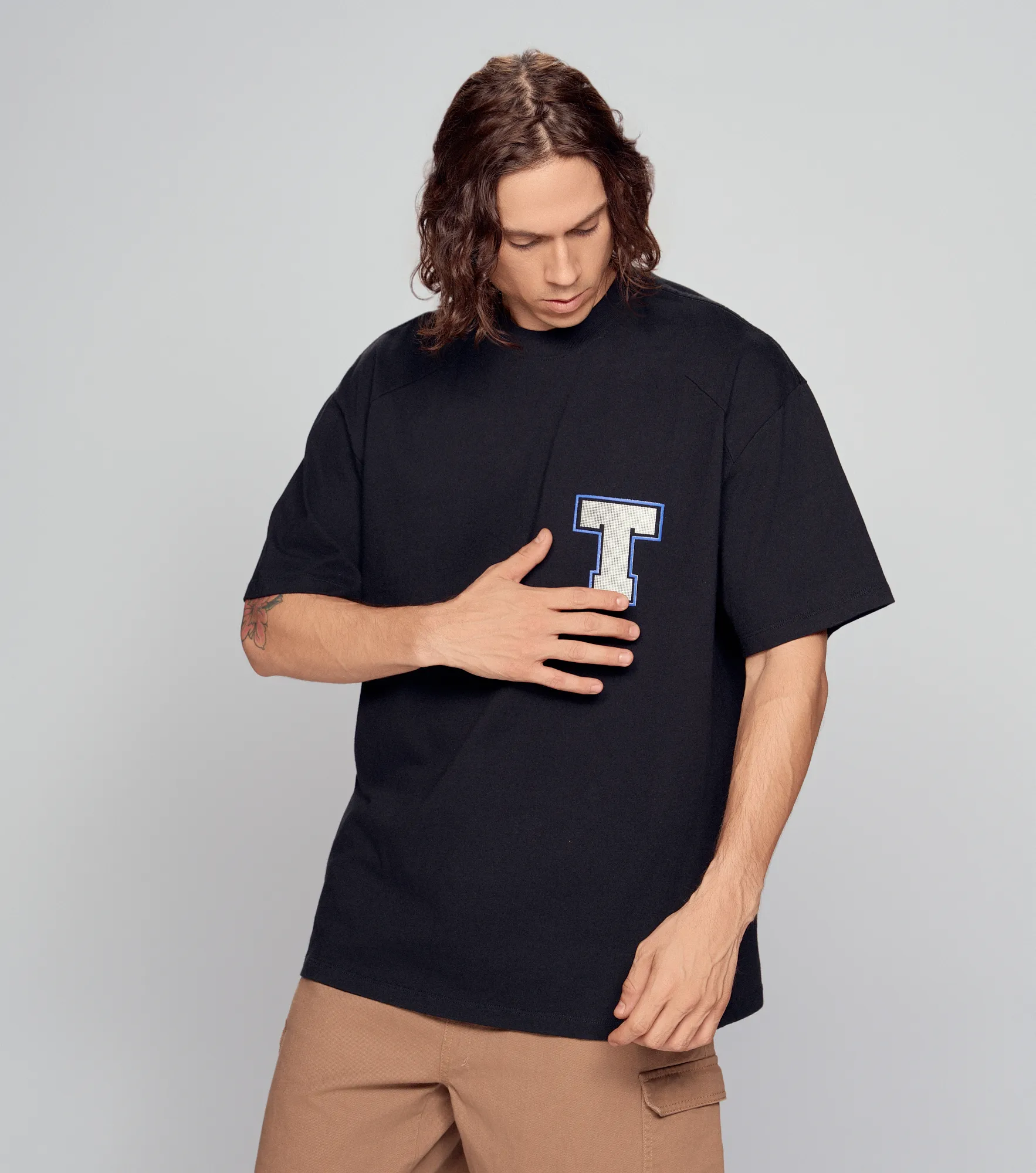 Marc T Shirt Oversized Corte Rangla TyperNG