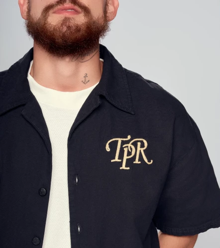 Amaranto Camisera Boxy Bordada TyperNG