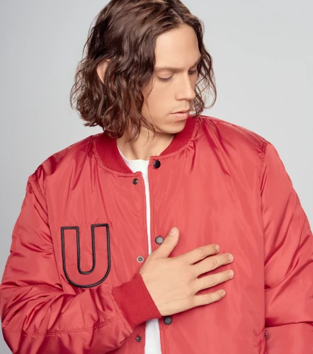 Chaqueta Para Hombre Abullonada Con Bordado UnserRJ