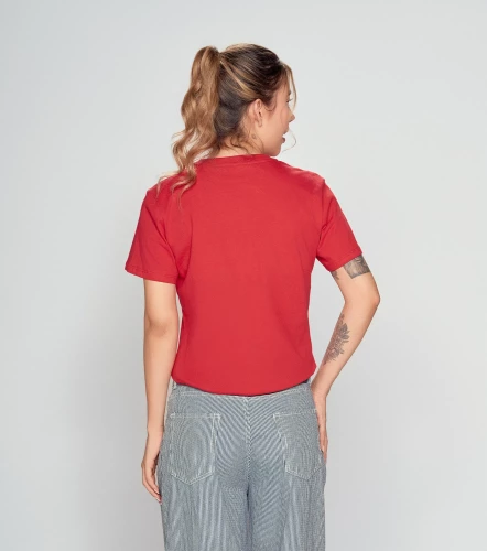 Laury T Shirt Peanuts Unicolor Con Estampado Delantero UnserRJ