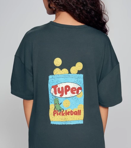 Ludmila T Shirt Oversize Estampada TyperVO