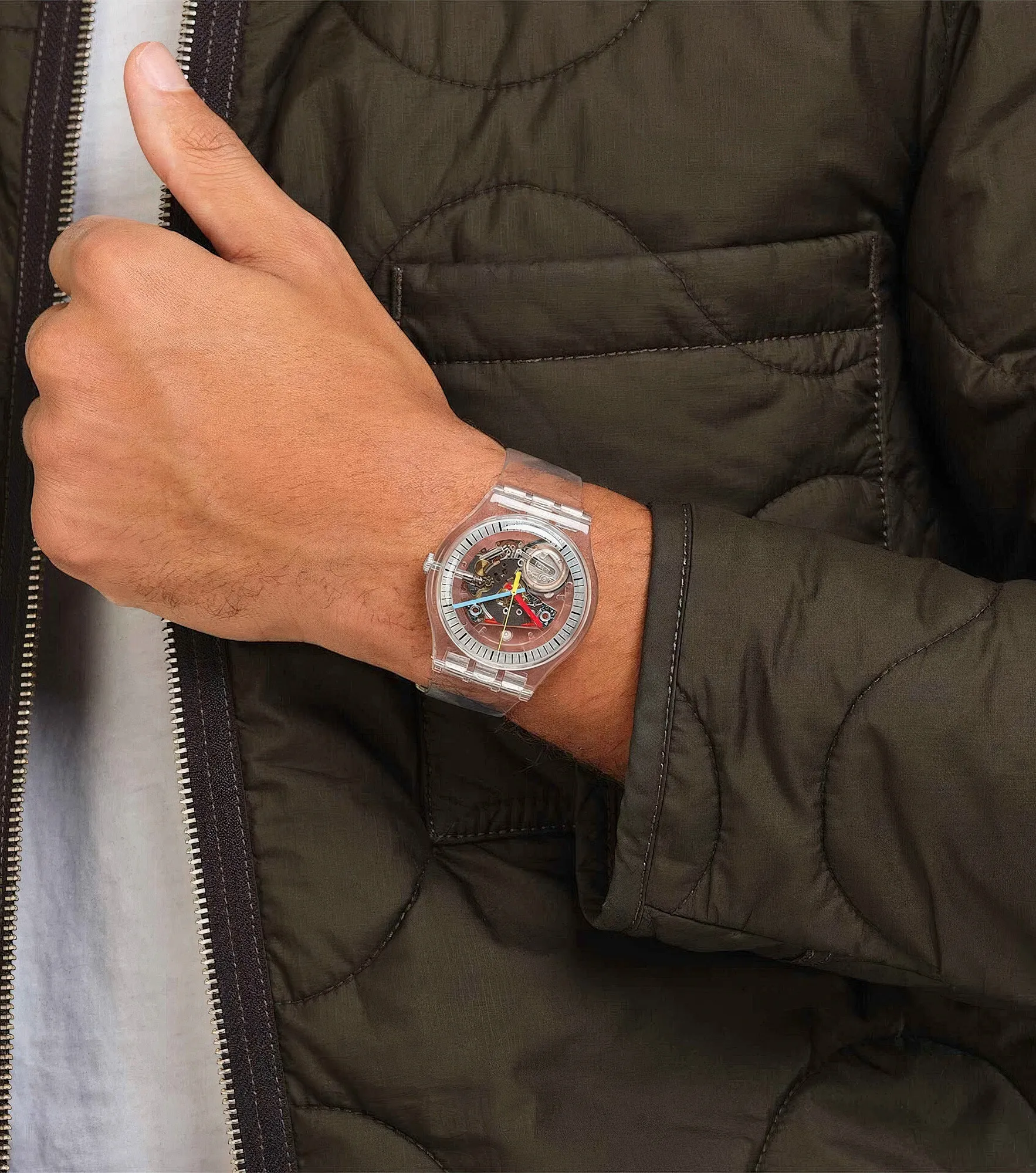 Reloj Swatch Clearly New Gent 131460 BL