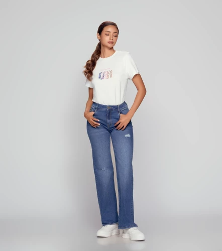 Daira T Shirt Cuello Redondo Con Estampado UnserBL