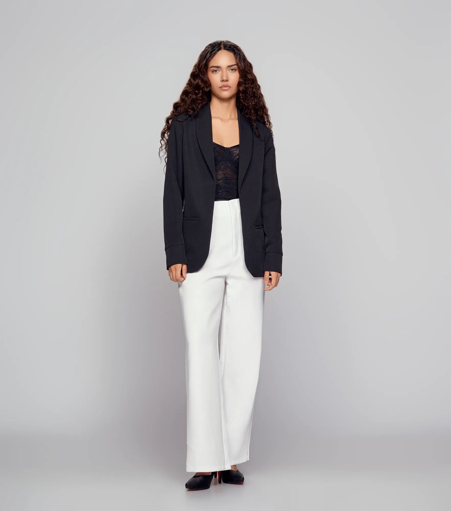 Pantalon Para Mujer Daniela Unicolor Derek 833507 BL