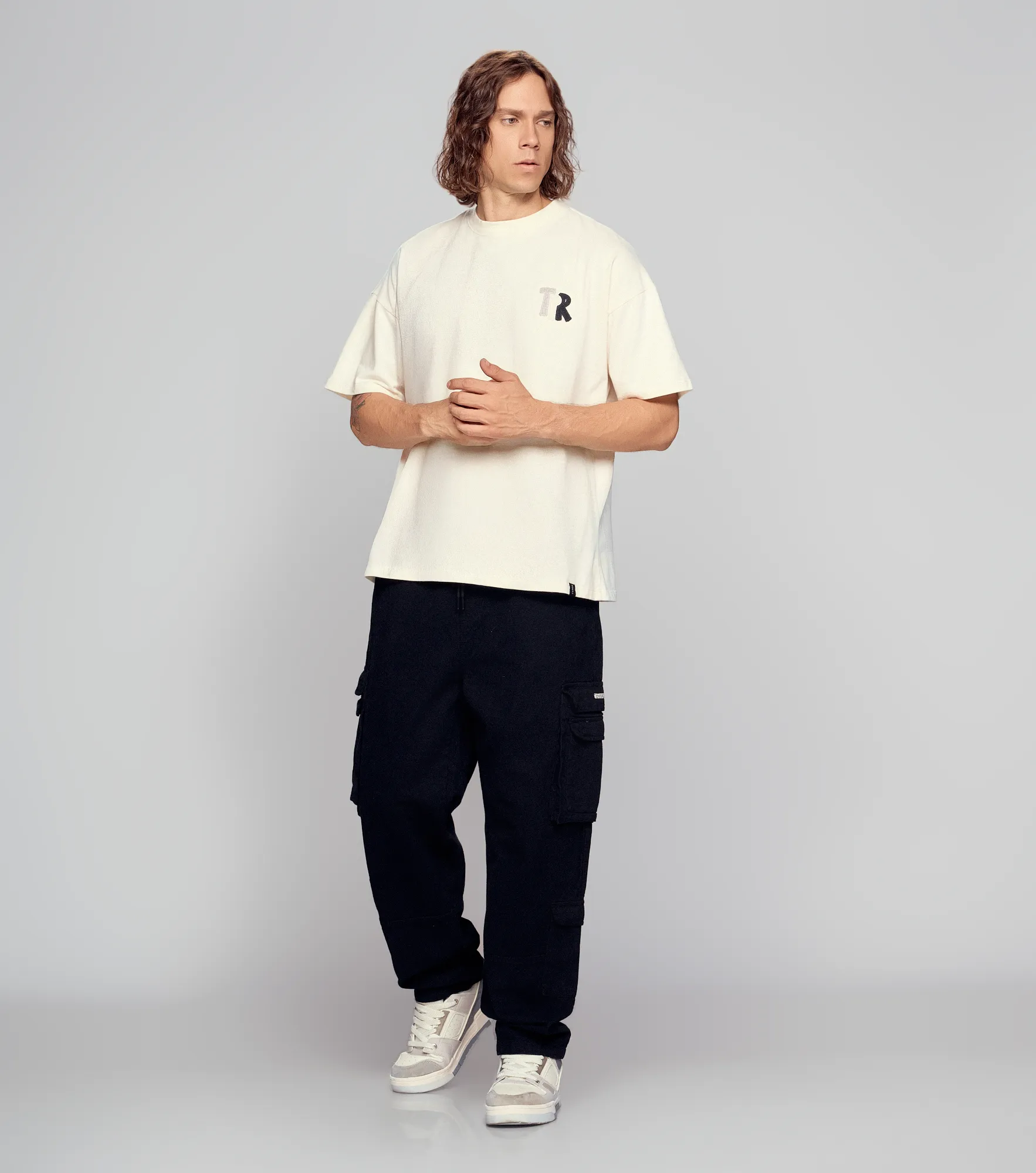 Elian T Shirt Oversize Estampada Typer 833702 BH