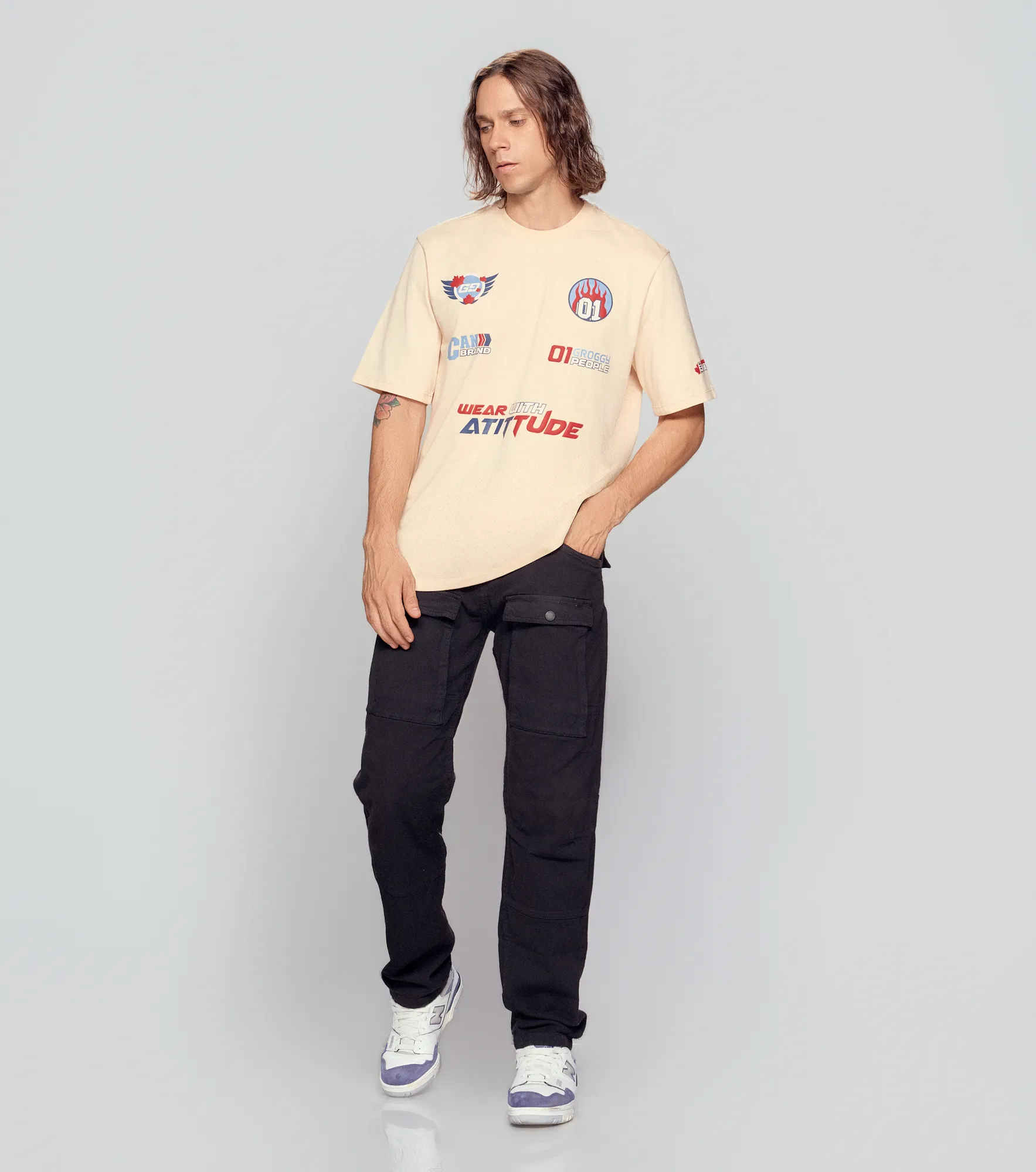 Klaus T Shirt Regular Masculina Groggy 834582 BG