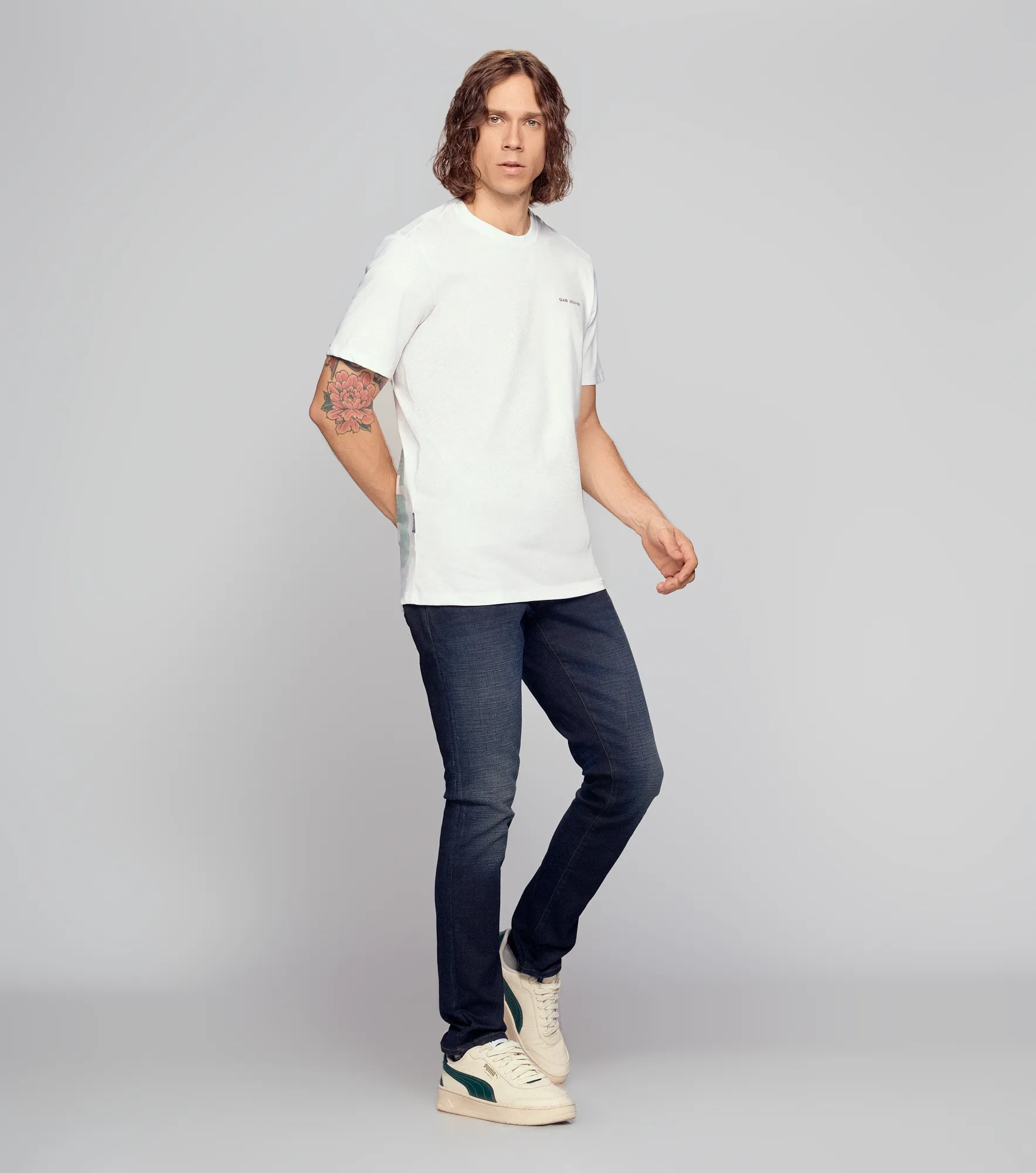 Alek Camiseta Regular Fit Masculina Gas 834586 BL