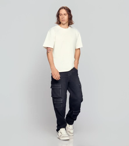 Esloty Jean Fit Slouchy Estampado TyperNG