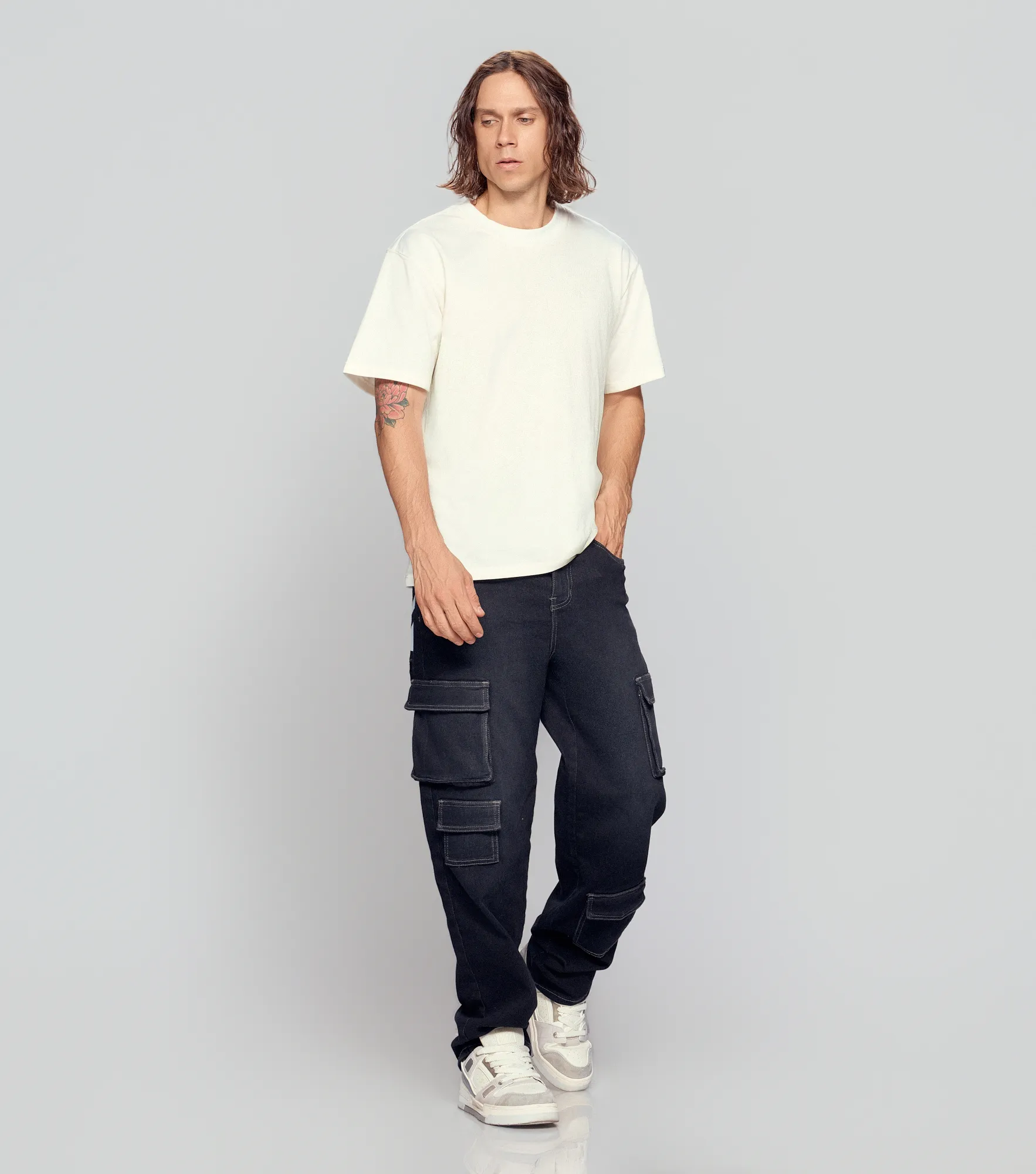 Esloty Jean Fit Slouchy Estampado Typer 834597 NG