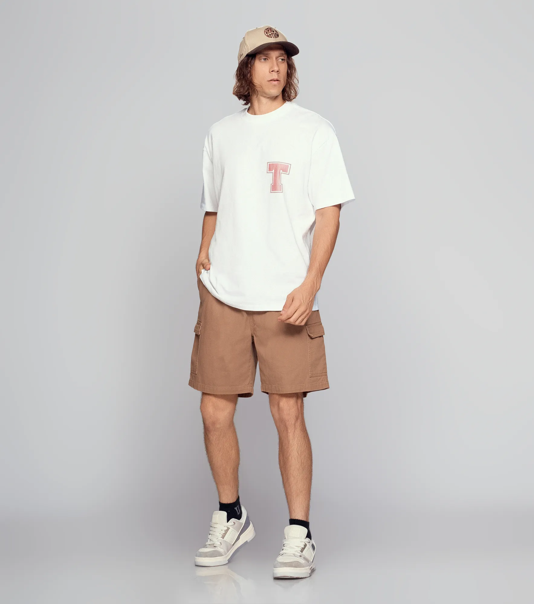 Marc T Shirt Oversized Corte Rangla Typer 835457 BL