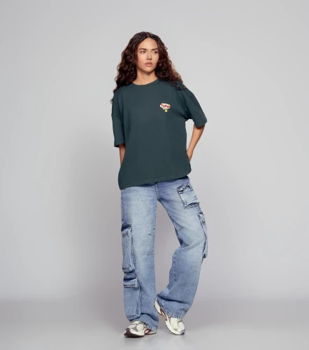 Ludmila T Shirt Oversize Estampada TyperVO