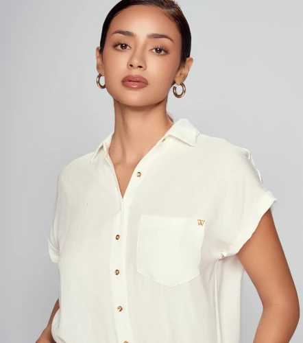 Blusa Para Mujer Camisera Unicolor Victoria DerekBL