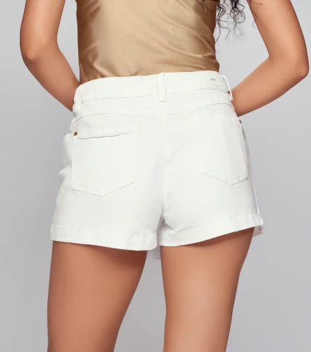 Falda Short Para Mujer En Indigo Unicolor Tatiana DerekBL