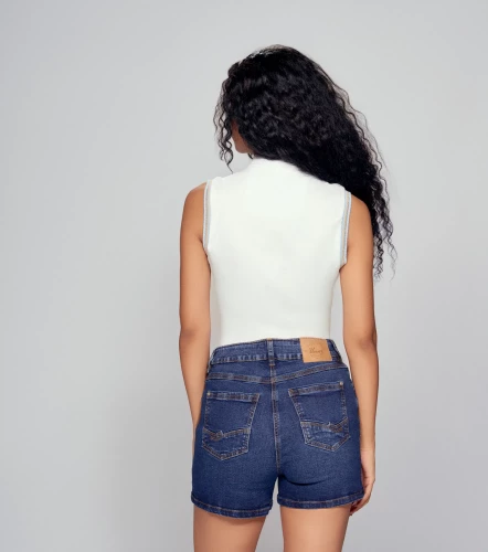 Sol Blusa Cuello Neru Con Manga Sisa Y Tejidos UnserBL