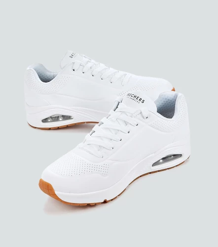 Tennis Lace Up Durabuck Sneaker Stand On Air SkechersBL