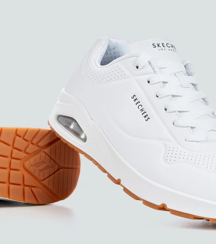 Tennis Lace Up Durabuck Sneaker Stand On Air SkechersBL
