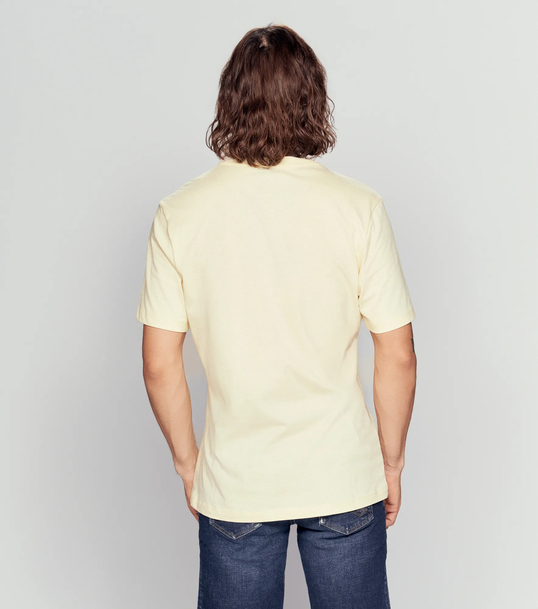 Slim Mario Camiseta Unicolor Estampado Unser 836148 AM