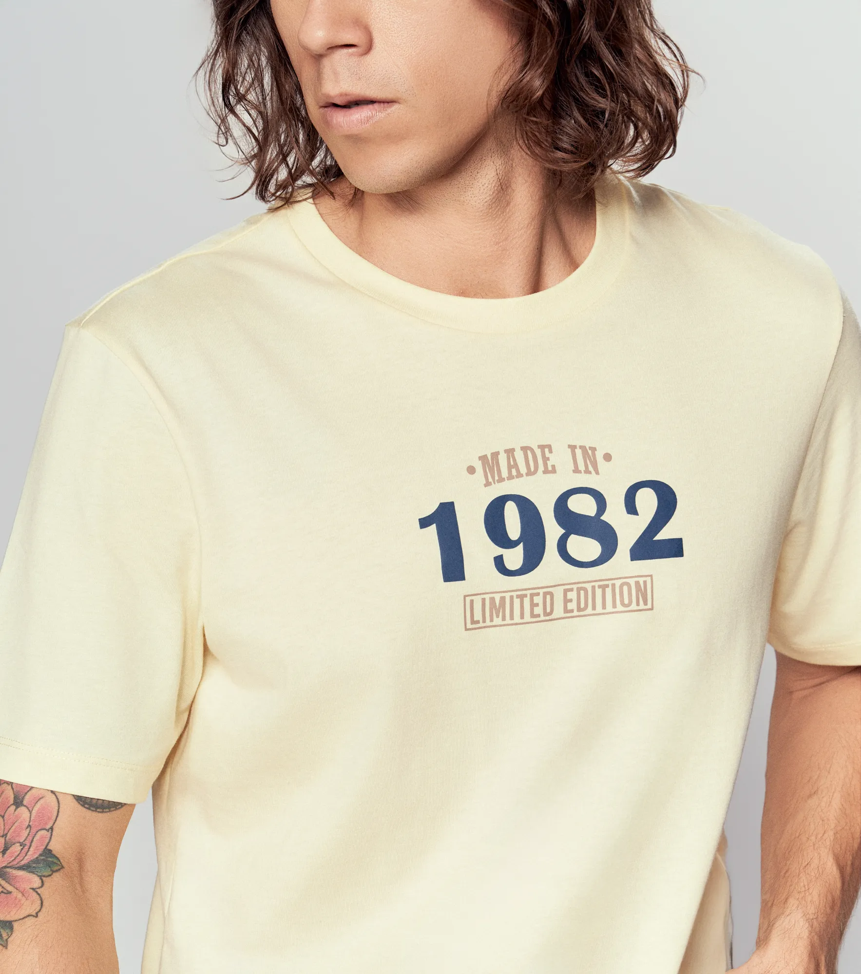 Slim Mario Camiseta Unicolor Estampado Unser 836148 AM