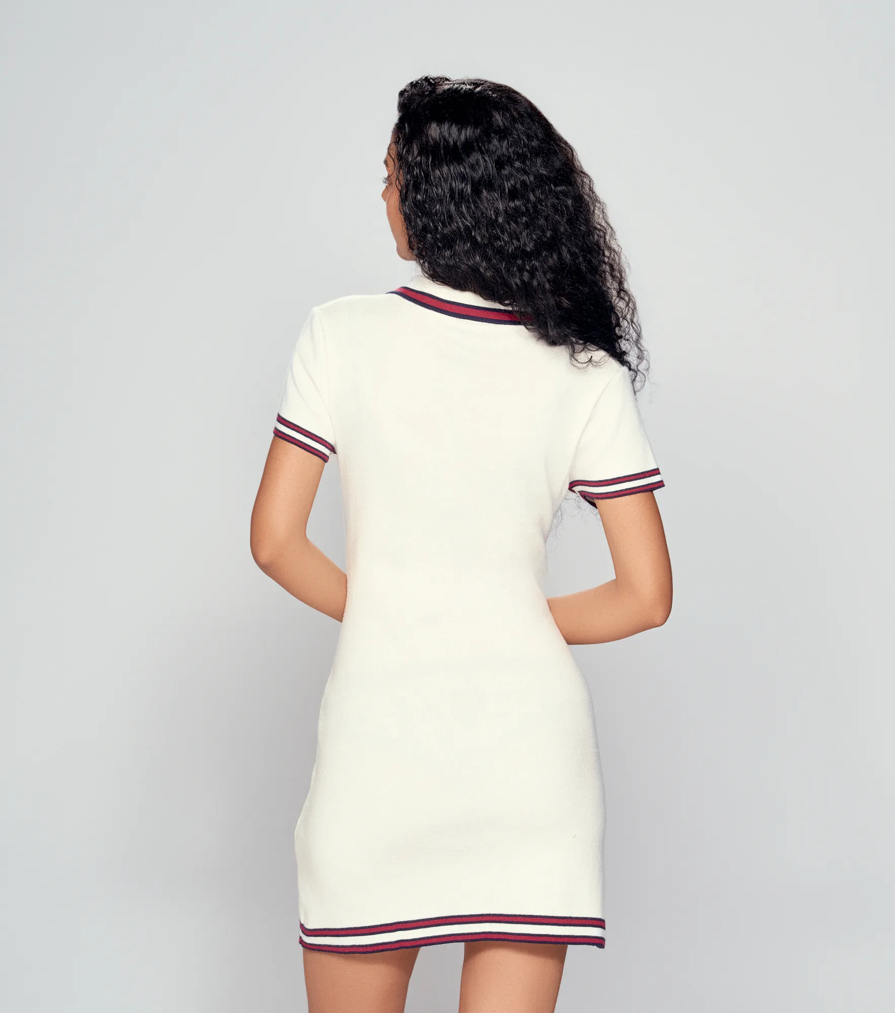 Vestido Corto Para Mujer Tejido Manga Corta Derek 834780 AR