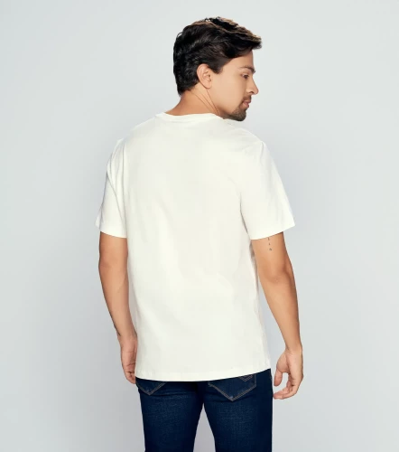 Slim Mario Camiseta Unicolor Estampado UnserAR