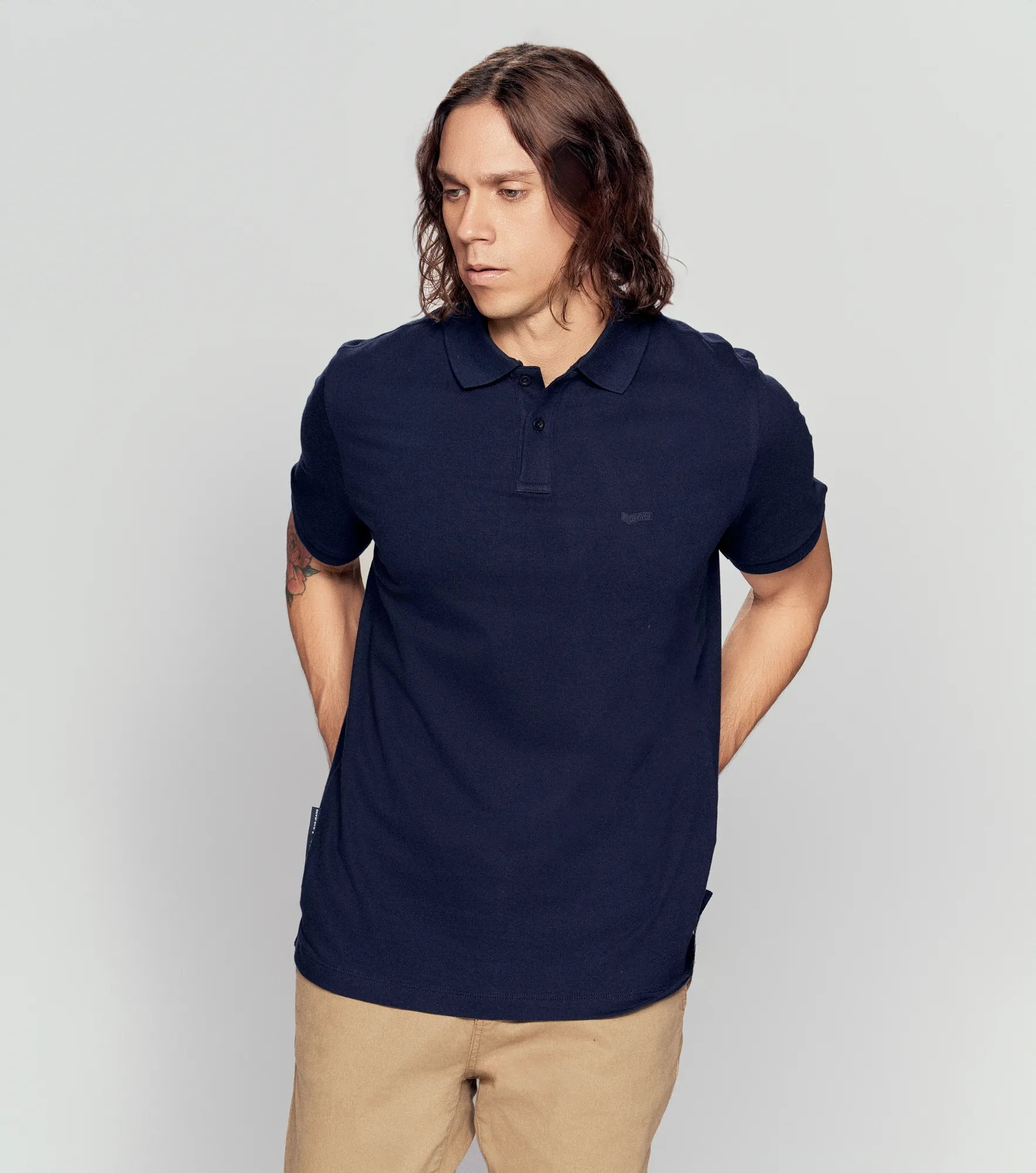 Fernando Polo Slim Manga Corta Gas 834082 AZ