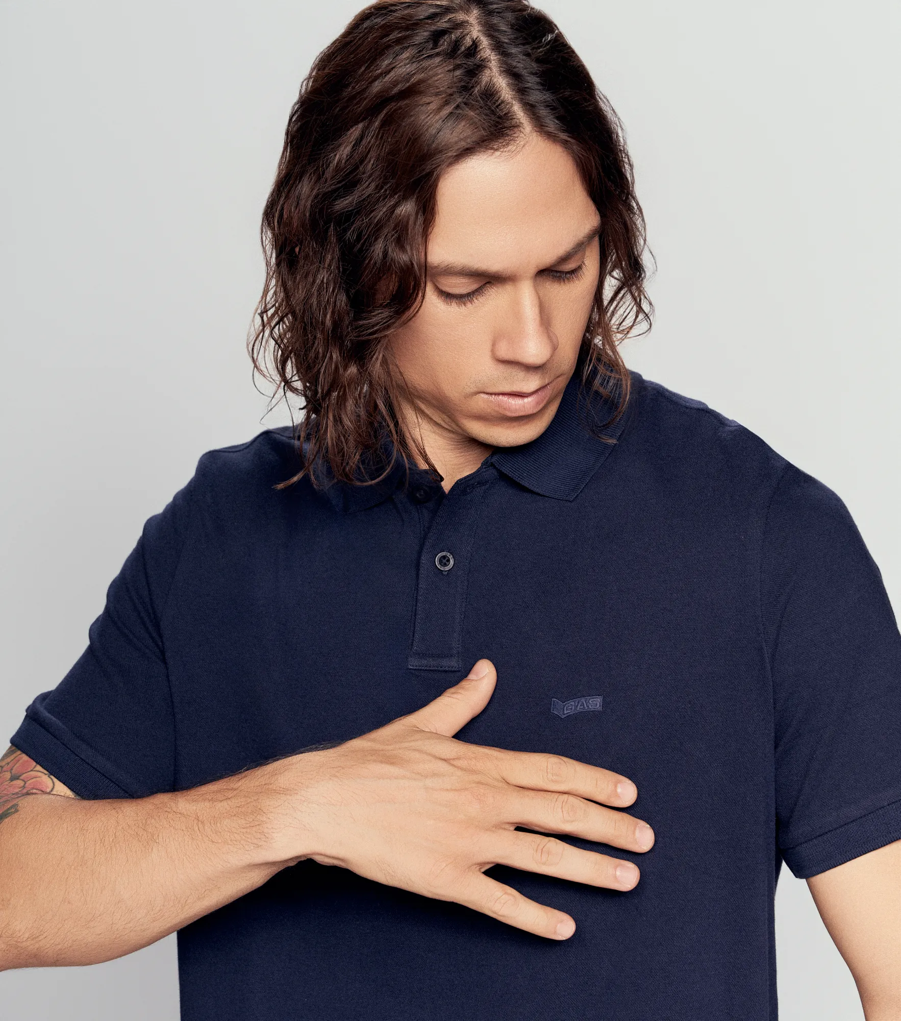 Fernando Polo Slim Manga Corta Gas 834082 AZ