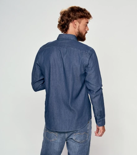 Mute Camisa Denim Masculina GasAZ
