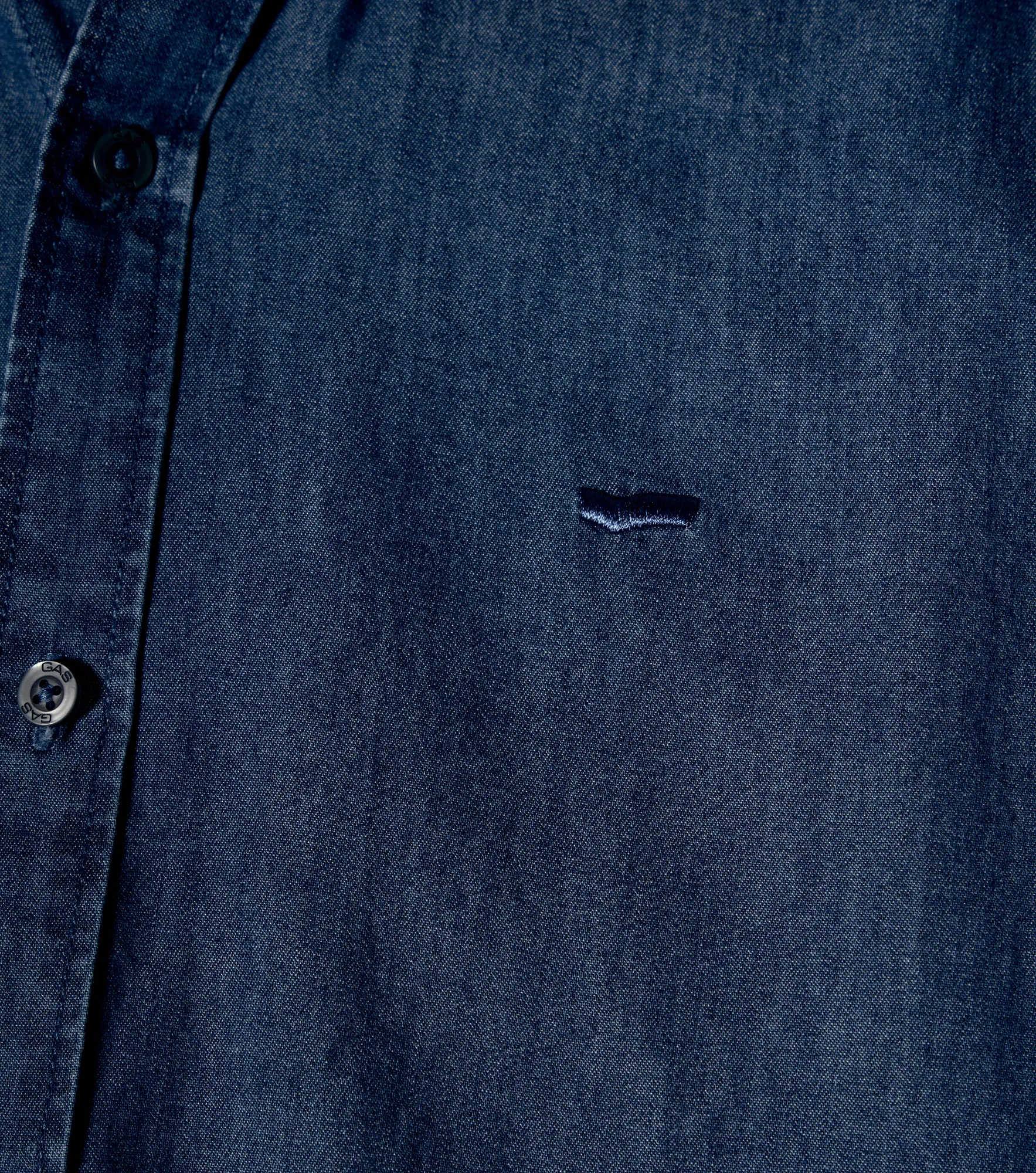 Mute Camisa Denim Masculina Gas 834428 AZ