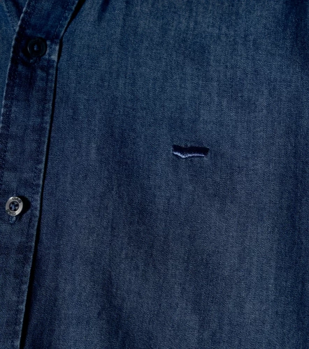 Mute Camisa Denim Masculina GasAZ