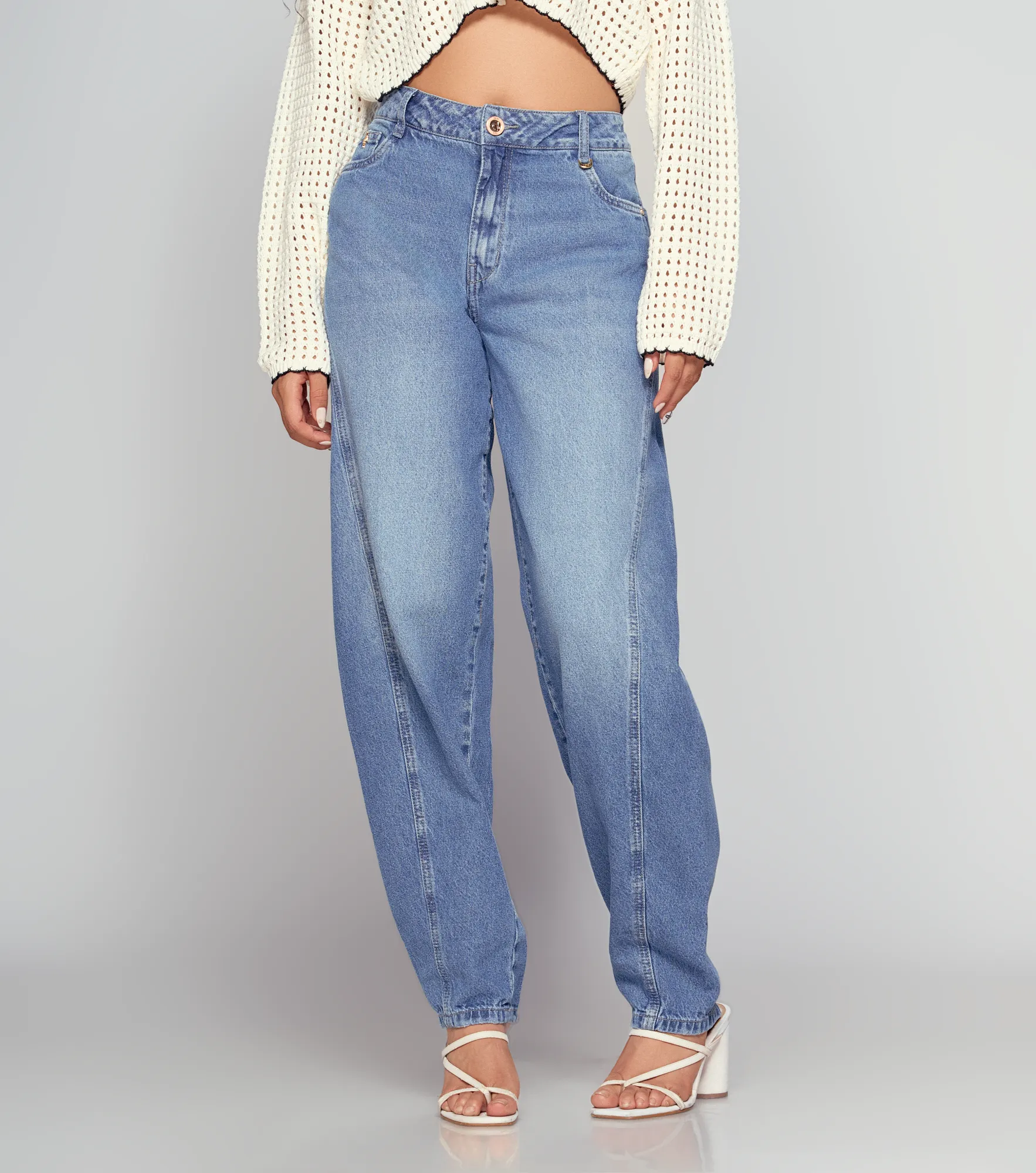 Barcelona Tiana Jean Barrel Con Proceso Derek 834731 AZ