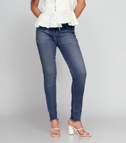 Jean Skinny Pull Up Con Proceso DerekAZ