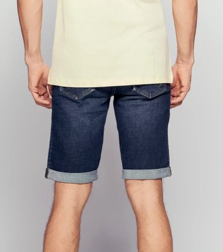 Cristian Bermuda En Denim Tono Medio UnserAZ