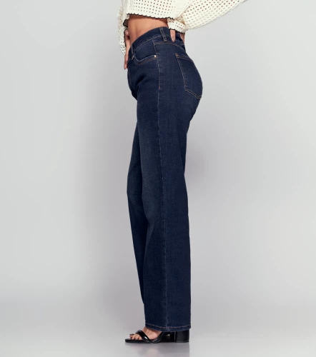 Jean Para Mujer Bota Recta Con Proceso DerekAZ