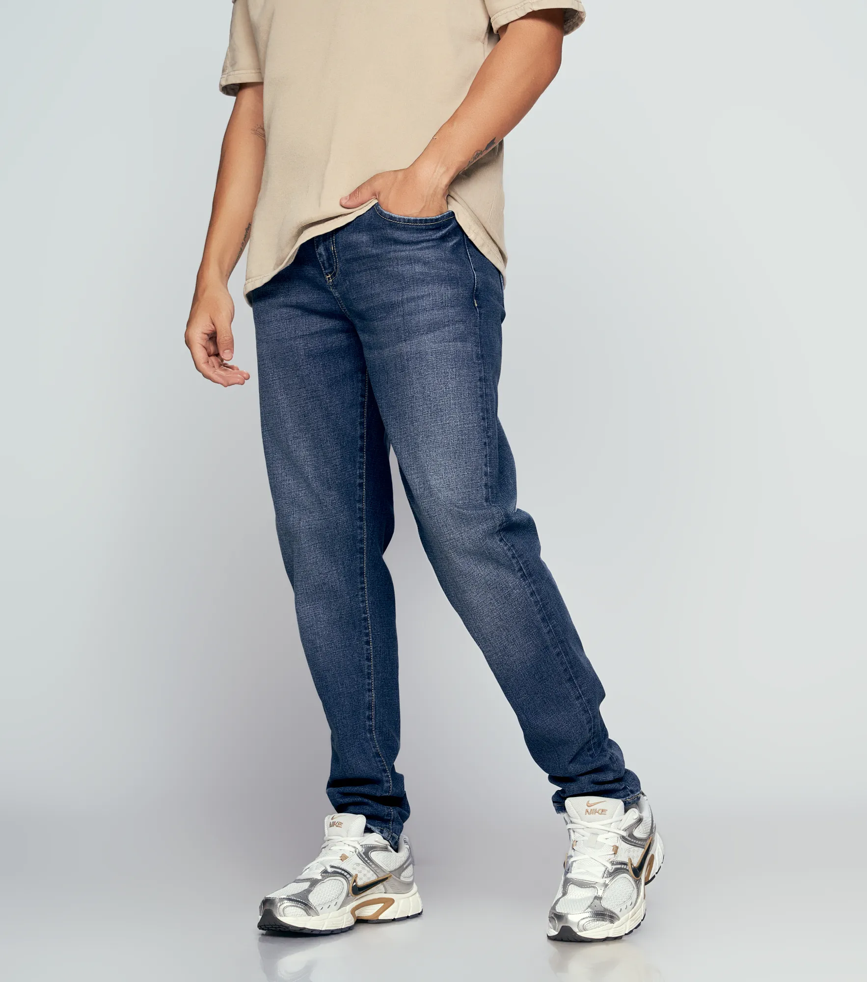 Iron Jairo Jean Tono Medio Con Cremallera Unser 836108 AZ