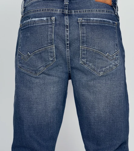 Iron Jairo Jean Tono Medio Con Cremallera UnserAZ