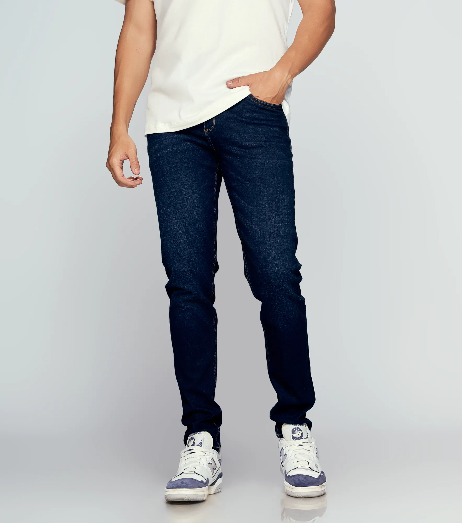 Iron Dante Jean Tono Oscuro Clasico Con Cremallera Unser 836159 AZ