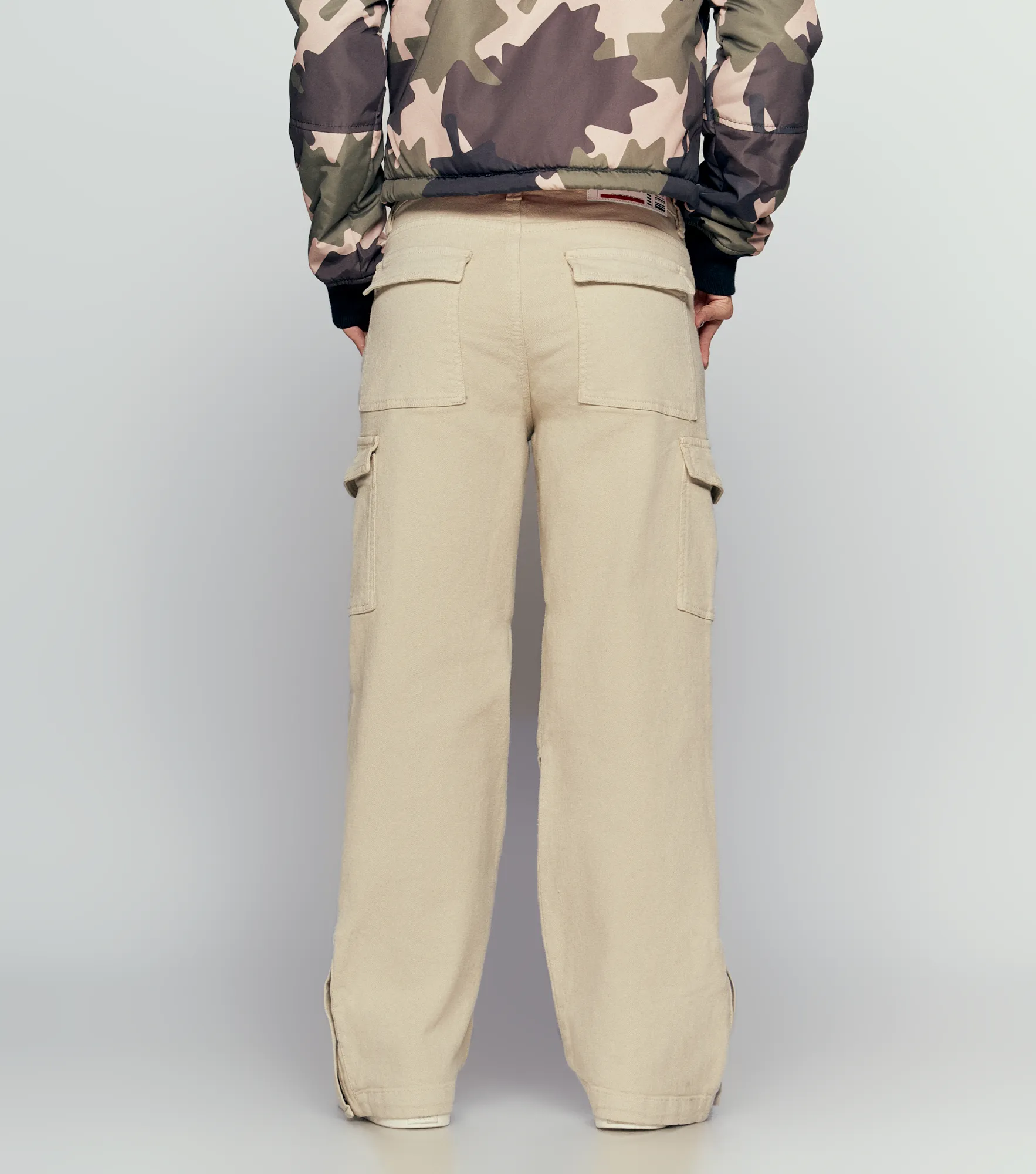 Zinnia Pantalon Cargo Femenino Groggy 834669 BG
