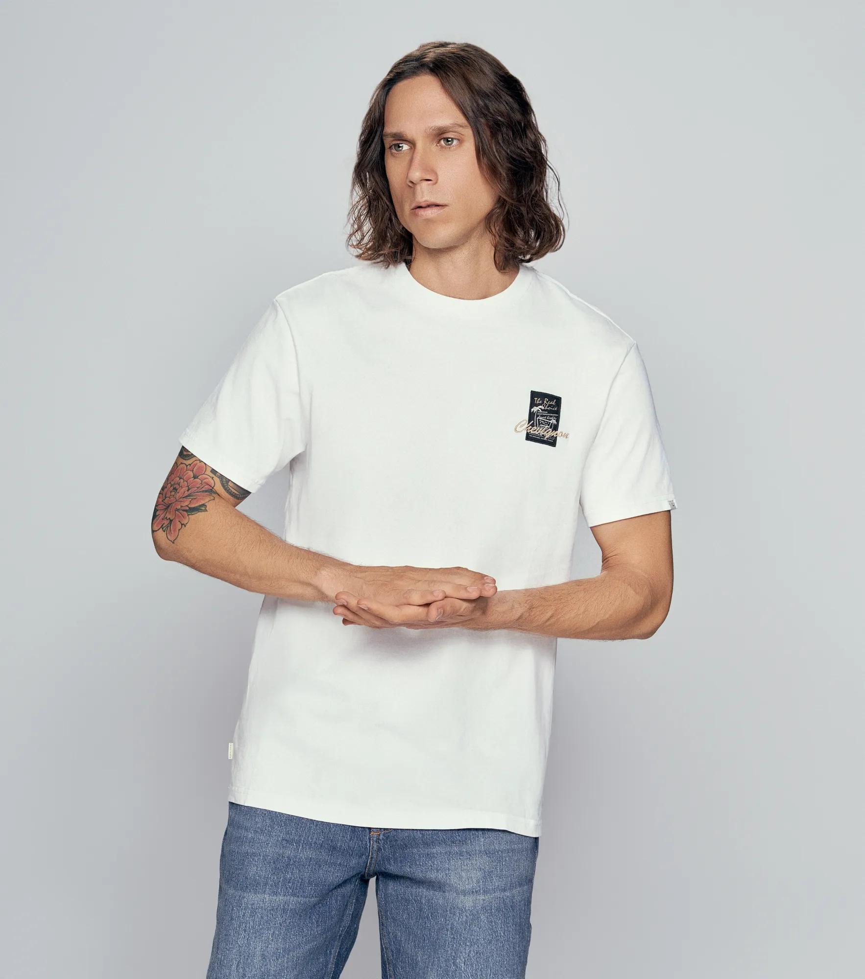 Camiseta Chevignon Embroidered T Shirt 131604 BL