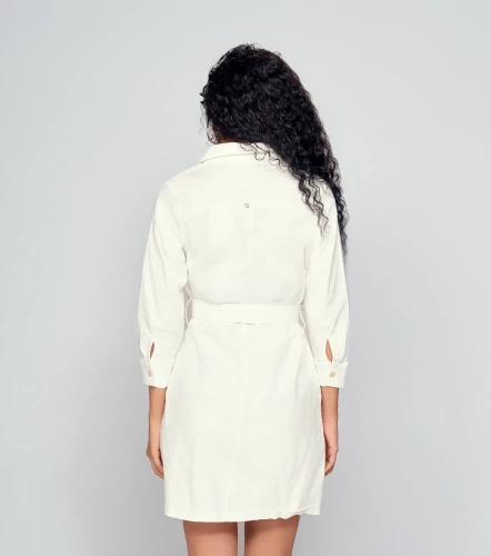 Vestido Corto Manga Larga Para Mujer DerekBL