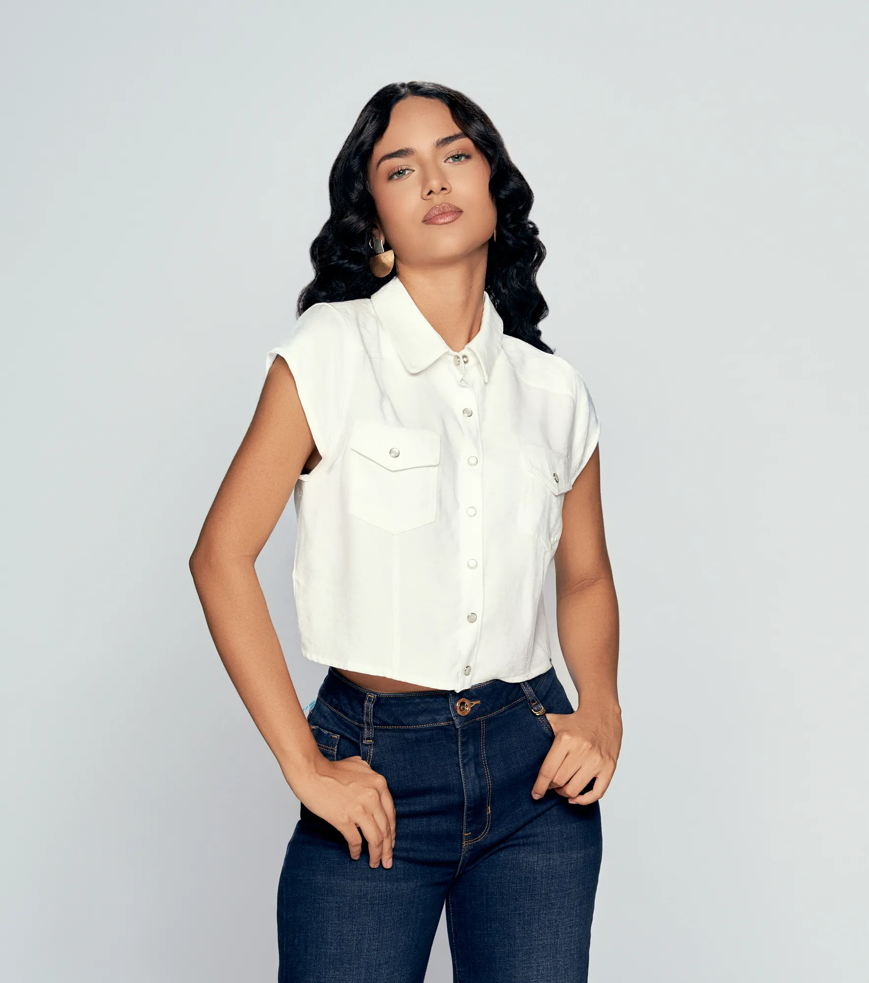 Blusa Corta Para Mujer Naira Derek 834728 BL