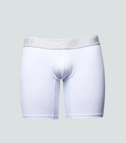 Joel Boxer Microfribra Blanco En Contraste Con Elastico UnserBL
